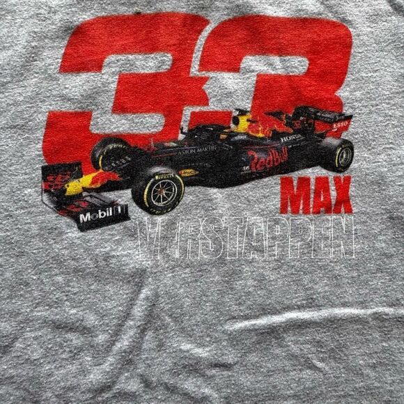 F1 Redbull Max Verstappen Long Sleeves Racing Car Fan Sz S( 6-7) #2359 - Picture 3 of 6
